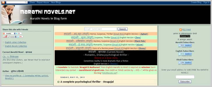 Free Marathi Novels