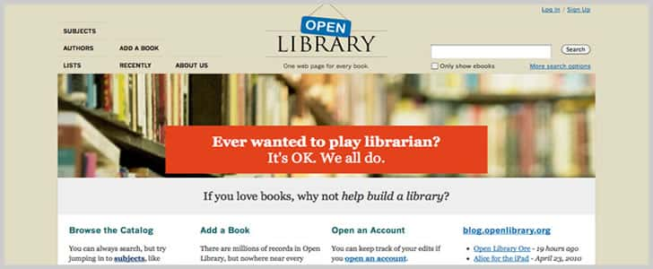 Open Library Search