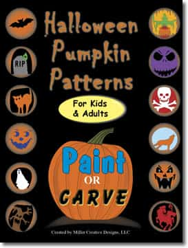 Halloween Pumpkin Patterns: Paint or Carve by Clay Miller