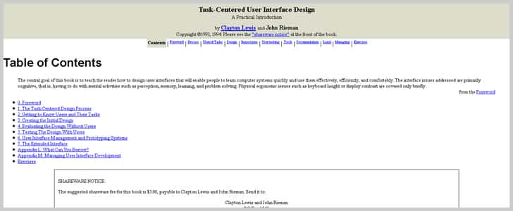 Task-Centered User Interface Design