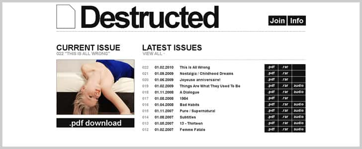 Destructed Magazine