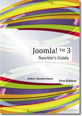 Joomla 3 Newbie Guide by Chandan Kumar