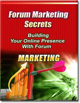 Forum Marketing Secrets by Bradley Adkins