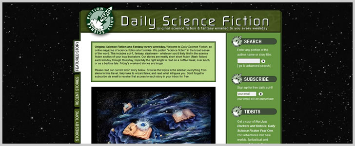 Dailysciencefiction.com (Sci-Fi & Fantasy)