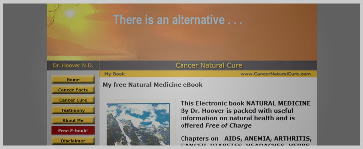 Cancer Natural Cure by Dr. Hoover