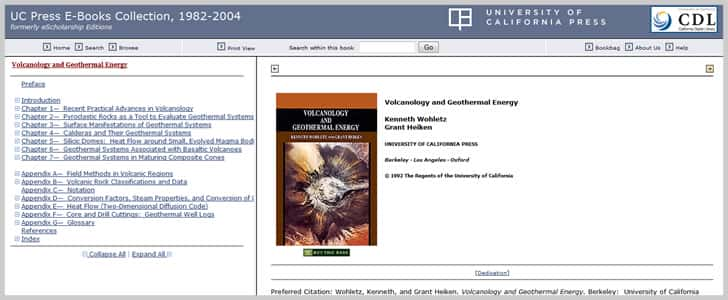 Volcanology and Geothermal Energy by Kenneth Wohletz and Grant Heiken