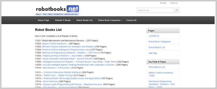 160 Free Robotics Ebooks