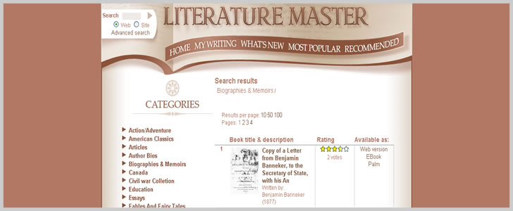 Literature Master
