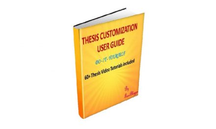 WordPress Thesis Theme Customization DIY Guide