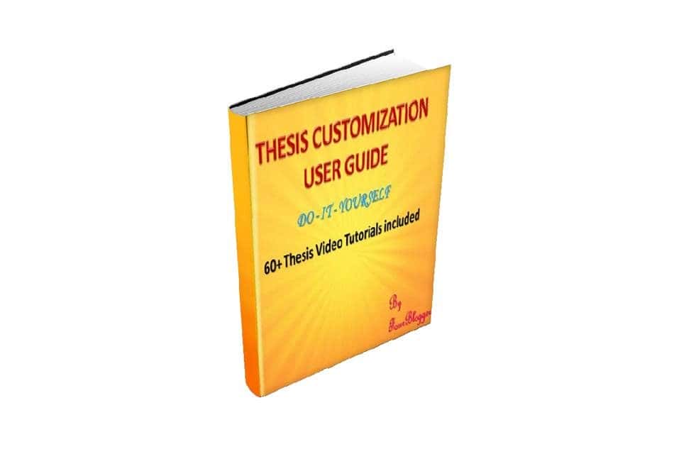 WordPress Thesis Theme Customization DIY Guide