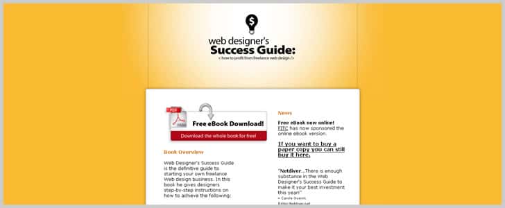 Web Designers Success Guide: How To Profit From Freelance Web Design