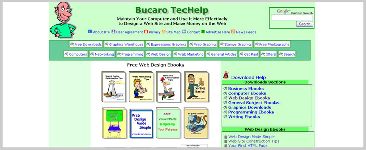 Bucaro Tec Help Downloads: Free Web Design Ebooks
