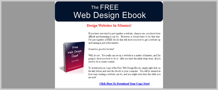 Free Web Design Ebook