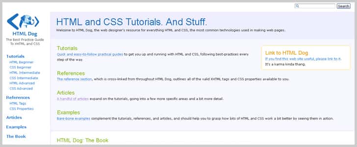 HTML and CSS Tutorials, References, and Articles