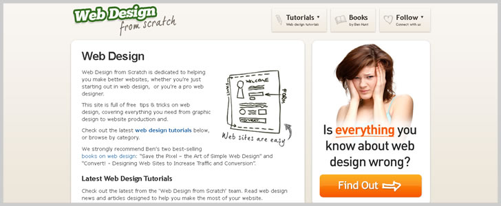 Web Design from Scratch - Free Web Design Tutorials