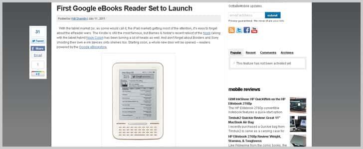 First Google eBooks Reader Set to Launch