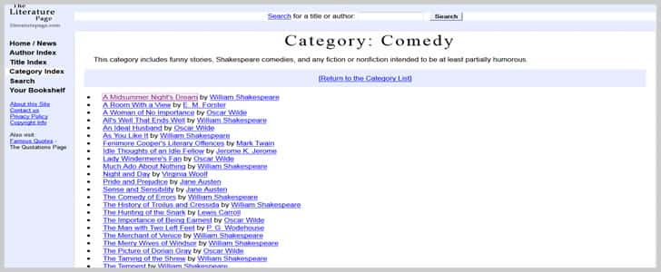 Literaturepage.com