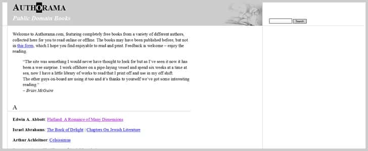 Authorama.com