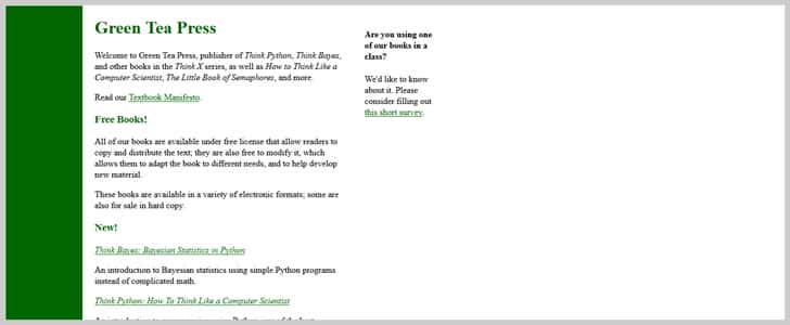 Greenteapress.com