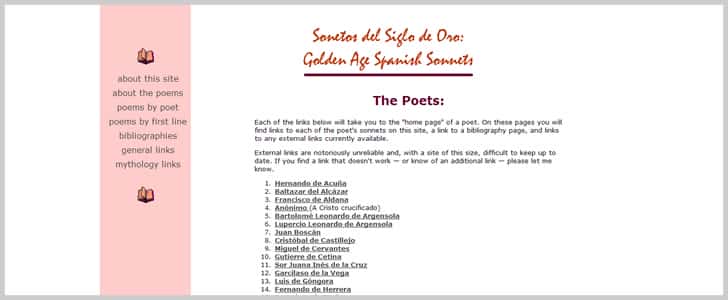 Sonnets.spanish.sbc.edu