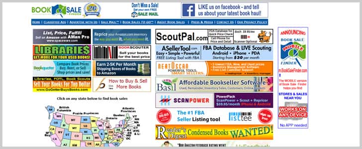 Booksalefinder.com