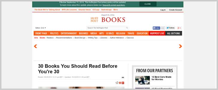 30 Books You Should Read Before You're 30