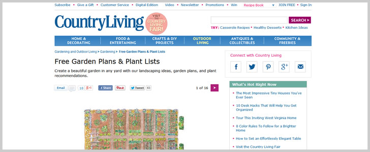 16 Free Garden Plans & Plant Lists