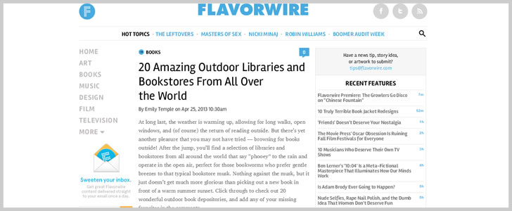 20 Amazing Outdoor Libraries And Bookstores From All Over The World