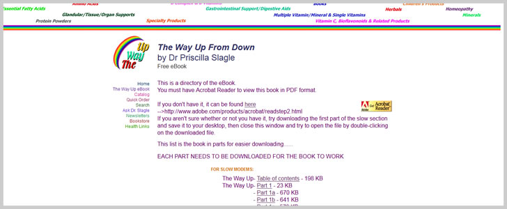 The Way Up From Down by Dr Priscilla Slagle