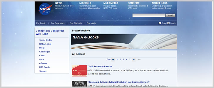 39 Free Ebooks from NASA