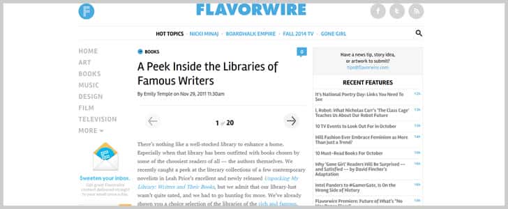 A Peek Inside The Libraries Of Famous Writers