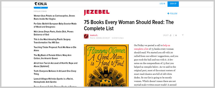 75 Books Every Woman Should Read: The Complete List