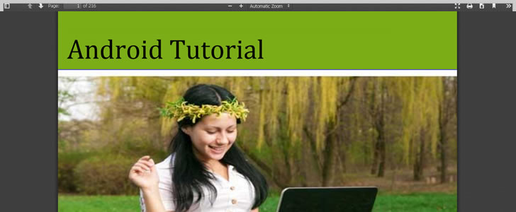 Android Tutorial by TutorialsPoint