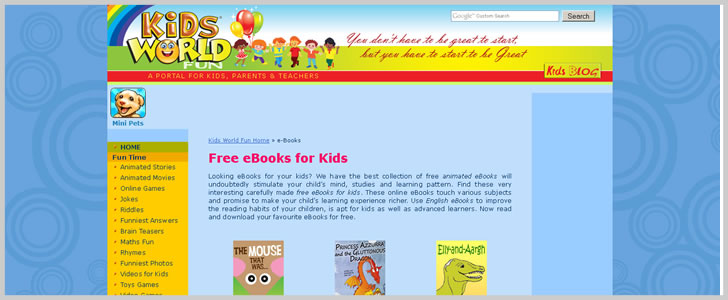 105 Free Ebooks for Kids