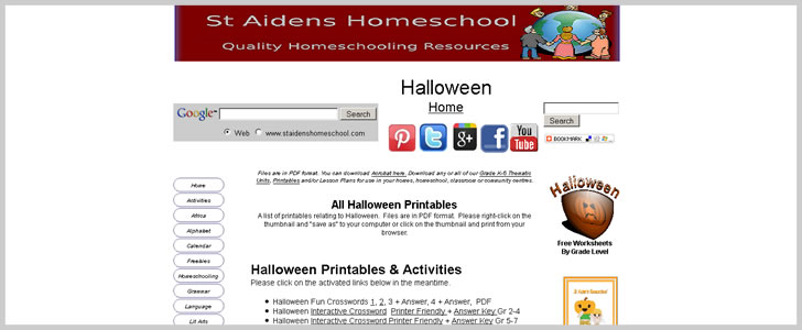 Halloween Printables & Activities