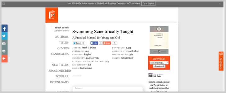 Swimming Scientifically Taught: A Practical Manual for Young and Old by Frank E. Dalton