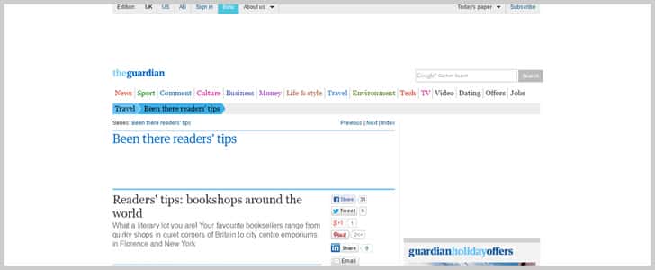 Readers' Tips: Bookshops Around The World