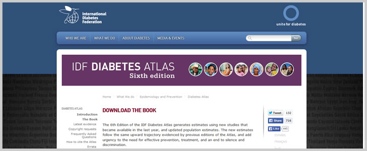 Diabetes Atlas Sixth Edition by International Diabetes Federation