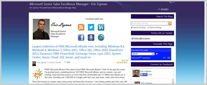 Free Microsoft Ebooks