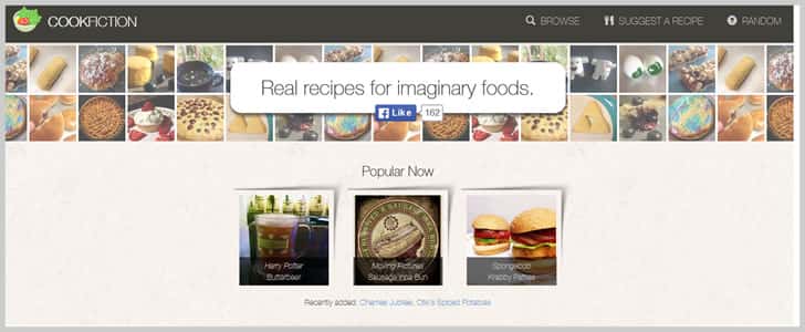 CookFiction - Real Recipes for Imaginary Foods