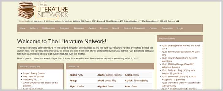 The Literature Network