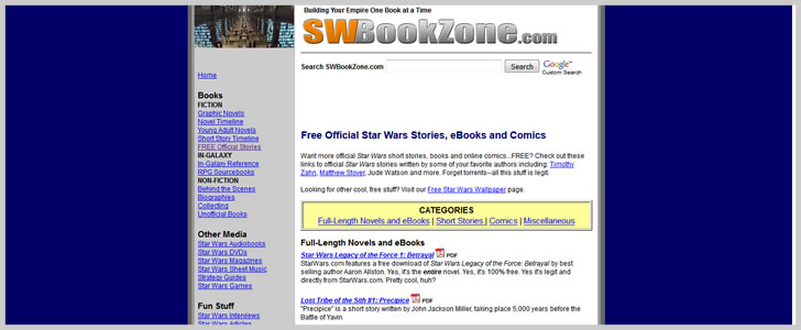 Free Official Star Wars Stories, Ebooks and Comics