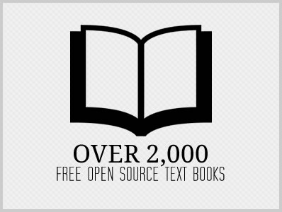 Over 2,000 Free Open Source Text Books