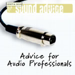 Advice for Audio Professionals
