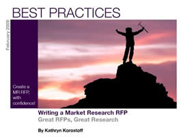 Writing a Market Research RFP