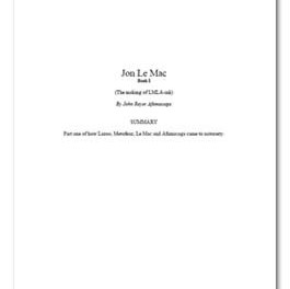 Jon Le Mac – Book 1 (The Making of LMLA-ink)