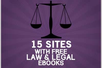 15 Sites With Free Law & Legal Ebooks