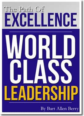 The Path To Excellence: World Class Leadership