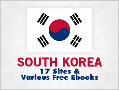 South Korea: 17 Sites & Various Free Ebooks