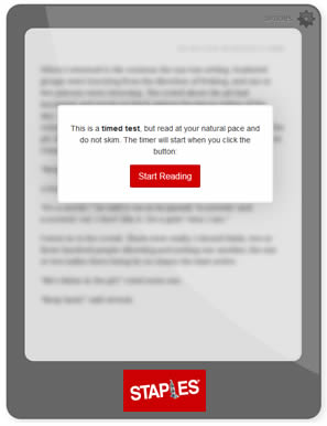 What Speed Do You Read? – Staples.com